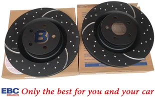 Przednie klocki Ultimax2 + tarcze hamulcowe 360mm EBC seria GD Chrysler 300C SRT8 - Tarcze hamulcowe - miniaturka - grafika 1