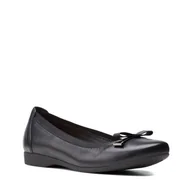 Baleriny - Un Darcey Bow E [black leather] - rozmiar 39.5 - miniaturka - grafika 1