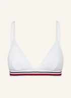 Stroje kąpielowe - Tommy Hilfiger Góra Od Bikini Trójkątnego weiss - miniaturka - grafika 1