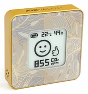 Stacje pogodowe - AIRVALENT AIRV-FLOR cyfrowa stacja meteorologiczna Czarny, Złoto Bateria - miniaturka - grafika 1