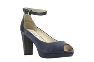 Półbuty damskie - Kendra Ella [navy combi] - rozmiar 41.5 - miniaturka - grafika 1