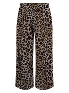 Spodnie damskie - ONLY Kuloty w kolorze czarno-brązowym - miniaturka - grafika 1