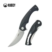 Noże - Nóż składany Kubey Scimitar Black G10, Bead Blasted 14C28N (KU173K) - miniaturka - grafika 1