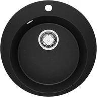 Zlewozmywaki - Zlew BRANDE JOY ROND 500-45 BLACK METALLIC (czarny metalik) - miniaturka - grafika 1