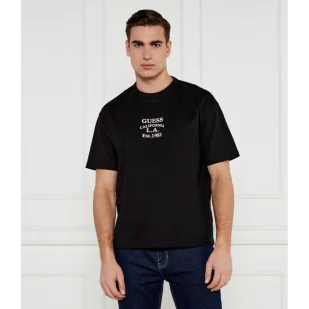 GUESS T-shirt EMBRO Classic fit - Koszulki męskie - miniaturka - grafika 1