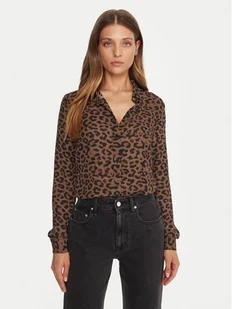 Guess Koszula W5BH73 WGLA2 Brązowy Regular Fit - Koszule damskie - miniaturka - grafika 1