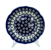 Dekoratorstwo - Ceramiczny talerz deserowy 21,5 cm Ceramika Bolesławiec - miniaturka - grafika 1