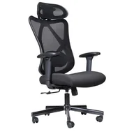 Fotele i krzesła biurowe - Fotel ART CH-01 Director Czarny - miniaturka - grafika 1