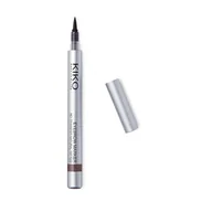 Akcesoria i kosmetyki do stylizacji brwi - KIKO Milano Eyebrow Marker niebrudzący flamaster do precyzyjnego rysowania i wypełniania brwi 03 Brunettes and Black - miniaturka - grafika 1