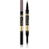 Akcesoria i kosmetyki do stylizacji brwi - Eveline Cosmetics Cosmetics - Brow Art Duo Pen & Filling Powder Waterproof - Wodoodporny pisak i puder do brwi 2w1 - MEDIUM - miniaturka - grafika 1