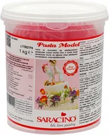 Dodatki do ciast w proszku - Masa Do Modelowania Figurek Saracino Czerwona 1 Kg - miniaturka - grafika 1