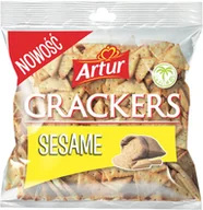 Krakersy - Artur Krakersy Sezamowe 90g - miniaturka - grafika 1