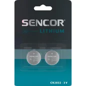 Baterie i akcesoria - Bateria litowa, CR2032, CR2032, 3V, Sencor, blistr, 2-pack - miniaturka - grafika 1