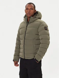 Napapijri Kurtka zimowa A-Terez NP0A88TG Zielony Regular Fit - Kurtki męskie - miniaturka - grafika 1
