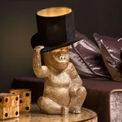 Lampy stojące - Lucide EXTRAVAGANZA GUST Czarny | Mosiądz śr. 22cm. E14 Lampka stołowa 10503/81/30 10503/81/30 - miniaturka - grafika 1