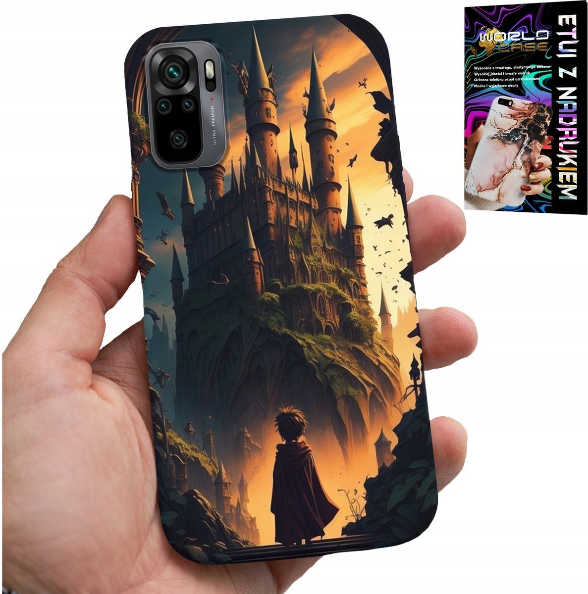 ETUI DO XIAOMI NOTE 10 / 10S - CASE DLA FANA MAGII MAGÓW RÓŻDŻKA ZAMEK