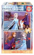 Puzzle - G3 Puzzle 2x25 Kraina Lodu II drewniane) Nowa - miniaturka - grafika 1