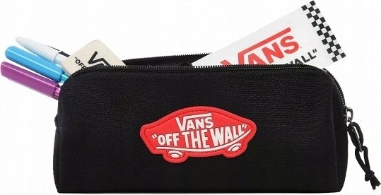 Piórnik szkolny VANS BY OTW Pencil Pouch Black Chili Przybory szkolne Piórnik i długopis Kolor czarny Rozmiar UNI
