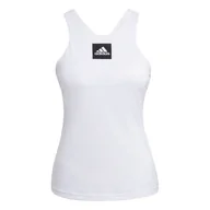 Koszulki sportowe damskie - Koszulka damska adidas  Paris Y-Tank Primeblue White L - miniaturka - grafika 1