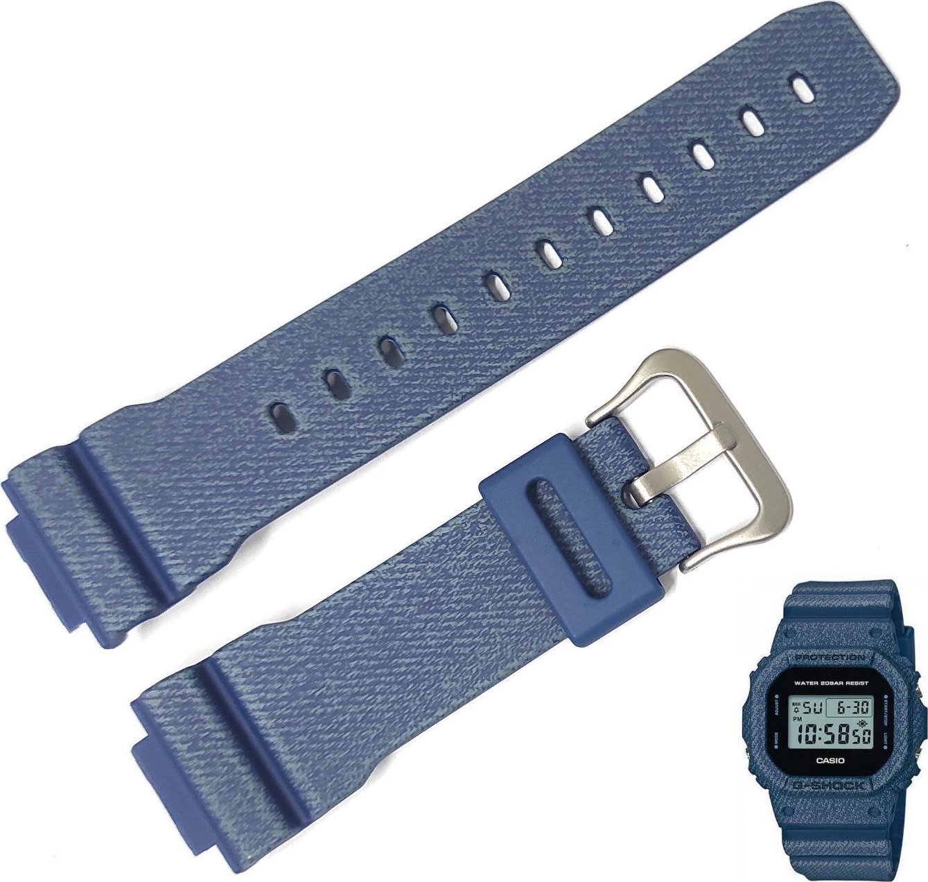 Pasek do zegarka Casio G-Shock DW-5600ET niebieski 10618578 .