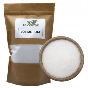 SÓL MORSKA 500g drobna jodowana PREMIUM| To Zdrowe - Sól - miniaturka - grafika 1