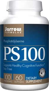 PS100 Fosfatydyloseryna 100 mg SoyFree 60 kapsułek JARROW FORMULAS 790011160069 - Witaminy i minerały - miniaturka - grafika 1