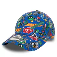 Czapki dla dzieci - Czapka z daszkiem New Era Kids Lt Graphic 940 Looney 60435032 S Niebieski - miniaturka - grafika 1