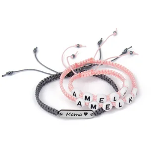 Zestaw trzech bransoletek dla mamy i dziecka BA3443 - Bransoletki - miniaturka - grafika 1