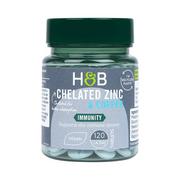 Witaminy i minerały - Holland & Barrett High Strength Chelatowany cynk z miedzią, 15 mg, 120 tabletek - miniaturka - grafika 1