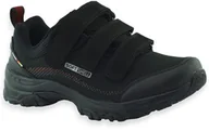 Buty dla chłopców - Buty sportowe młodzieżowe SoftShell American Club WT52/22 czarno czerwone - miniaturka - grafika 1