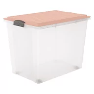 Pudła i pojemniki do przechowywania - Plastikowy pojemnik z pokrywką Compact – Rotho - miniaturka - grafika 1
