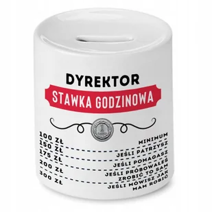 Dla Dyrektora Skarbonka na Urodziny na Prezent z Nadrukiem ze Zdjęciem - Skarbonki - miniaturka - grafika 1