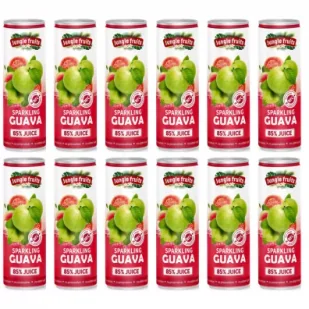 Jungle Fruits Napój gazowany z sokiem z guawy Zestaw 12 x 330 ml - Napoje gazowane - miniaturka - grafika 1
