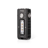 Latarki - Latarka RovyVon Angel Eyes E200u Black Czarna 1650 Lumenów Multifunkcyjna: Światło Boczne UV - miniaturka - grafika 1