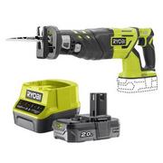 Piły elektryczne - RYOBI Piła szablasta R18RS7-0 + Akumulator RYOBI ONE+ RC18120-120 2Ah 18V + ładowarka - miniaturka - grafika 1