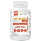 Witaminy i minerały - Wish Cordyceps 40% Vege 120kaps. Ekstrakt z owocni maczużnika chińskiego - miniaturka - grafika 1