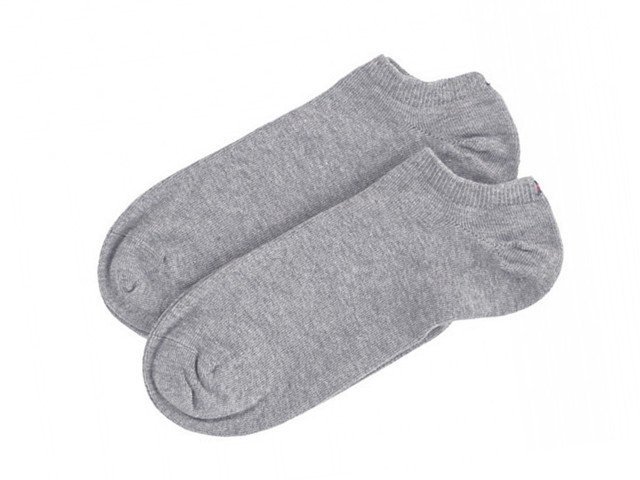 Tommy Hilfiger, Skarpety męskie, 2-pack, szary, rozmiar 39/42