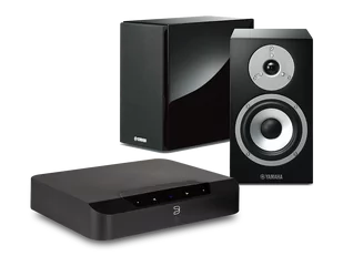 Bluesound POWERNODE EDGE (czarny) + NS-BP401 (czarny) - Zestawy stereo - miniaturka - grafika 1