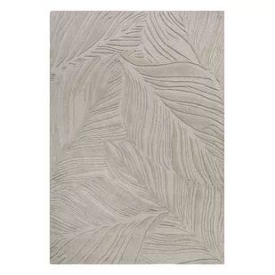 Jasnoszary wełniany dywan 200x290 cm Lino Leaf – Flair Rugs - Dywany - miniaturka - grafika 1