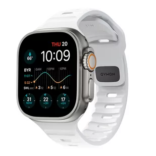 NOMAD Sportowy Wodoodporny Pasek do Apple Watch 45 / 49 mm, Biały - Akcesoria do smartwatchy - miniaturka - grafika 1