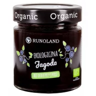 Dżem - Runoland (grzyby, zupy, przetwory) dżem z jagody leśnej bez cukru bio 200 g-runo - miniaturka - grafika 1