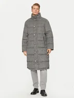 Płaszcze męskie - Michael Kors Płaszcz zimowy CF4202FFF1 Szary Regular Fit - miniaturka - grafika 1