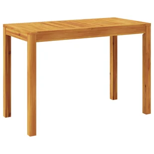 Ogrodowy stół jadalniany, 110x55x75 cm, lite drewn - Stoły ogrodowe - miniaturka - grafika 1
