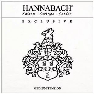 Hannabach Klassikgitarrensaiten Exclusive Serie Medium Tension - 3er Bass 652738 - Struny gitarowe  - miniaturka - grafika 1