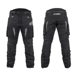 W-TEC Męskie spodnie motocyklowe W-TEC Aircross, Czarno-złoty, XXL 21086-XXL-3 - Odzież motocyklowa - miniaturka - grafika 1