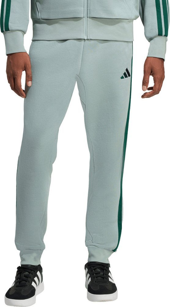 Adidas Spodnie męskie adidas Essentials 3-Stripes Fleece miętowe KD4836 L