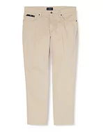 Spodnie męskie - Hackett London Spodnie męskie, Brązowy (owsianka), 38W / 32L - miniaturka - grafika 1