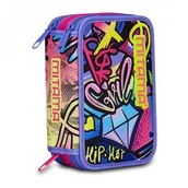 Piórniki - PIÓRNIK POTRÓJNY Z WYPOSAŻENIEM HIP-HOP DIAMOND MITAMA - miniaturka - grafika 1