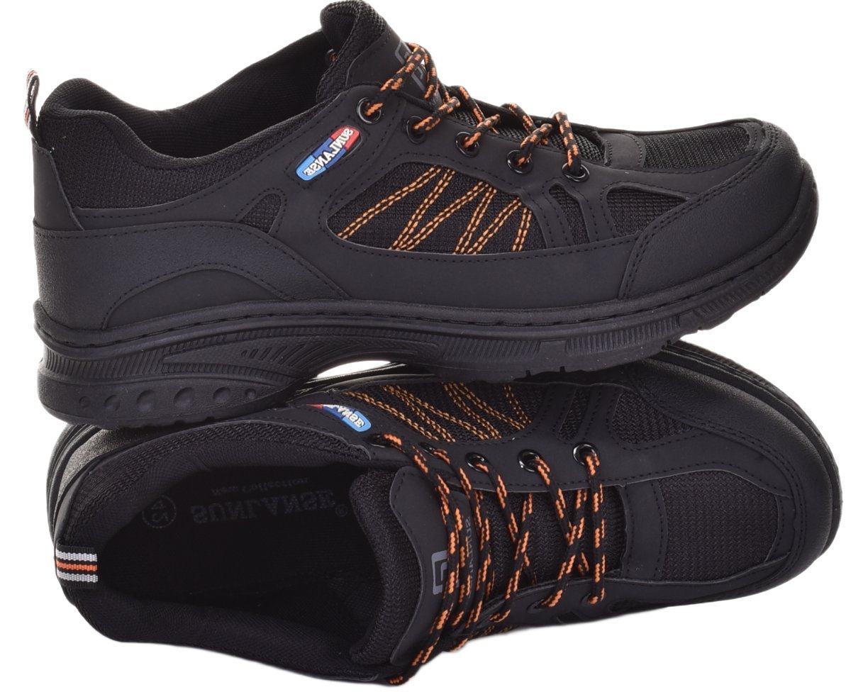 BUTY TREKKINGOWE MĘSKIE KLASYCZNE WYGODNE DO PRACY SOLIDNE SZNUROWANE