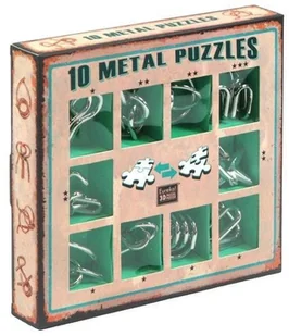 G3 Łamigłówki metalowe 10 sztuk zestaw zielony - Poradniki hobbystyczne - miniaturka - grafika 1